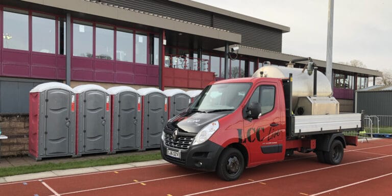 LCC Live Hire, Inverness - toilset and van
